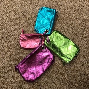 Shiny zipper bags
